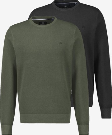LERROS Sweater 'Basic' in Green: front