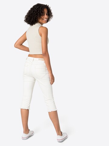 Coupe slim Jean TAIFUN en blanc