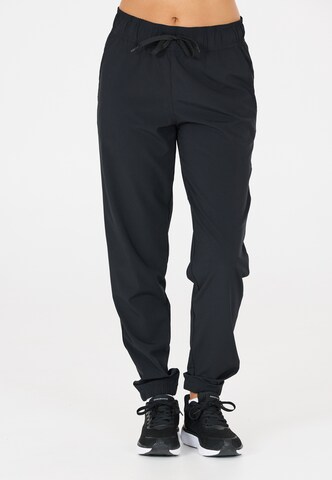 ENDURANCE Tapered Workout Pants 'Chaya' in Black: front