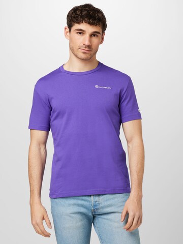 Champion Authentic Athletic Apparel T-Shirt in Lila: predná strana