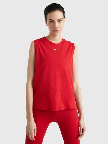 Tommy Hilfiger Sport Top in Red: front