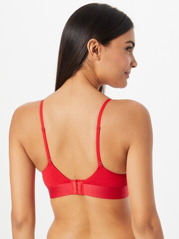 Calvin Klein Underwear Push-up Bra in Red