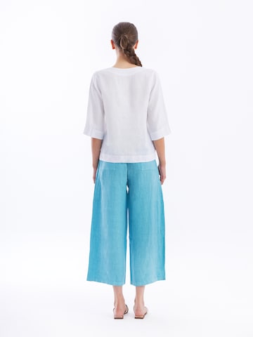 Haris Cotton Blouse in Wit