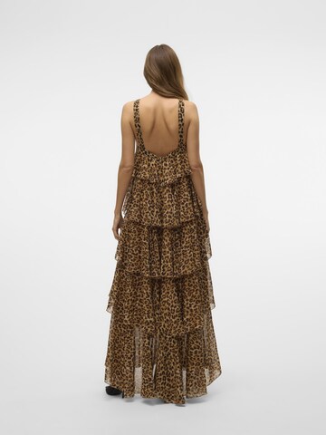 VERO MODA Cocktailjurk 'FELICIA' in Bruin