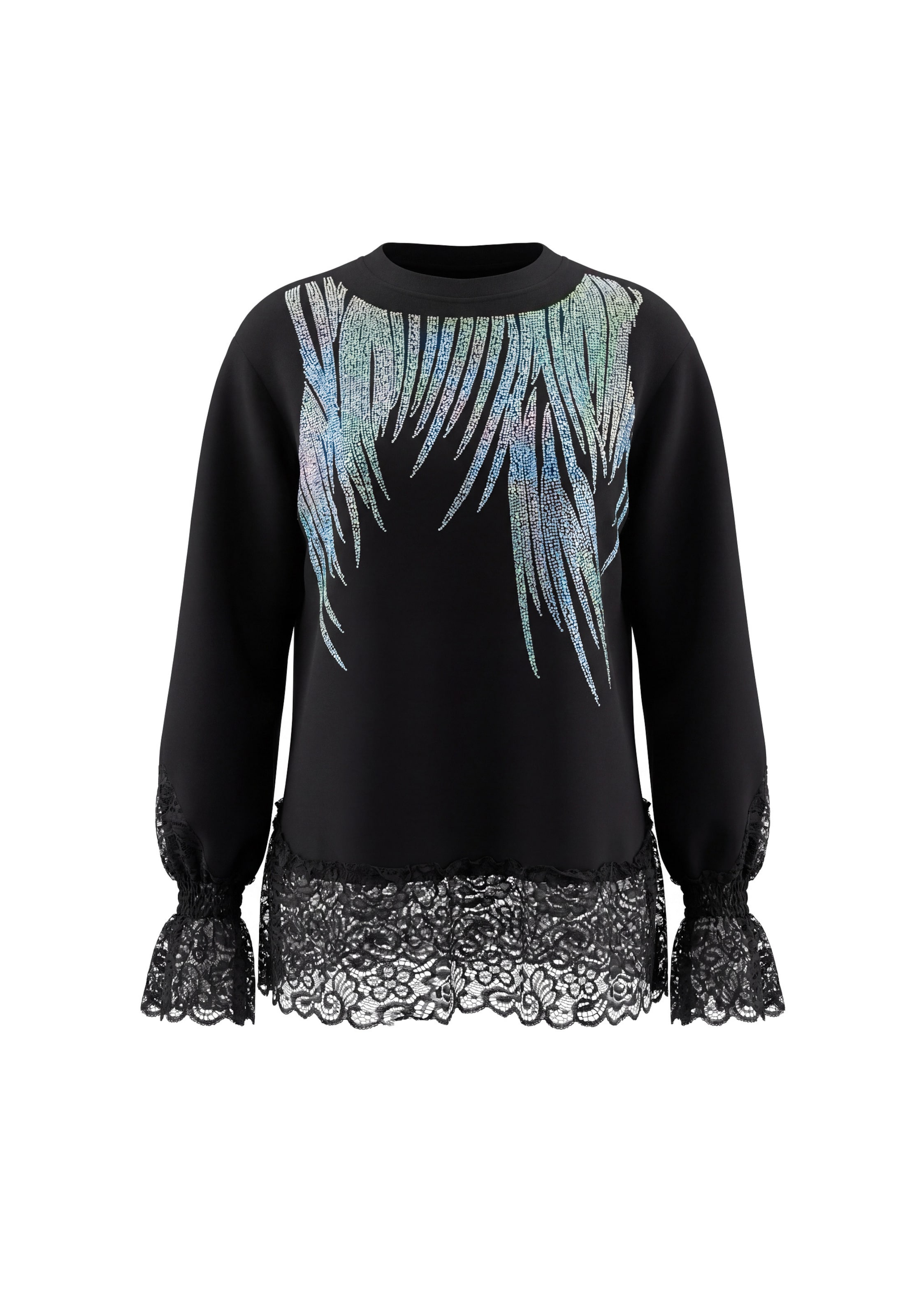 faina - Sudadera en negro: frente