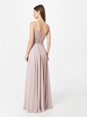 mascara Evening Dress in Pink