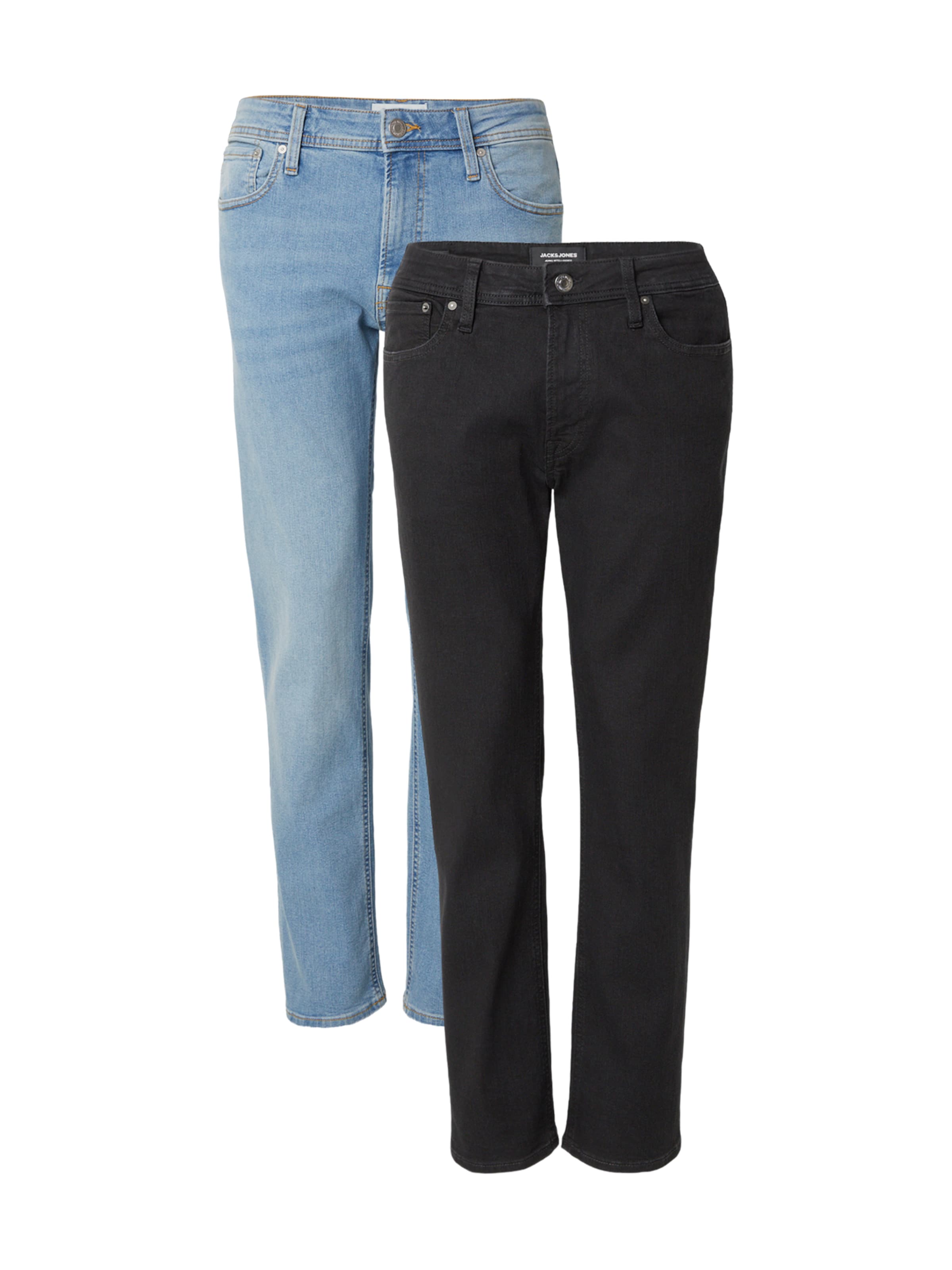 JACK & JONES Traperice 'JJICLARK JJORIGINAL' veličine 28/30 u svijetloplava / crna, Pregled proizvoda