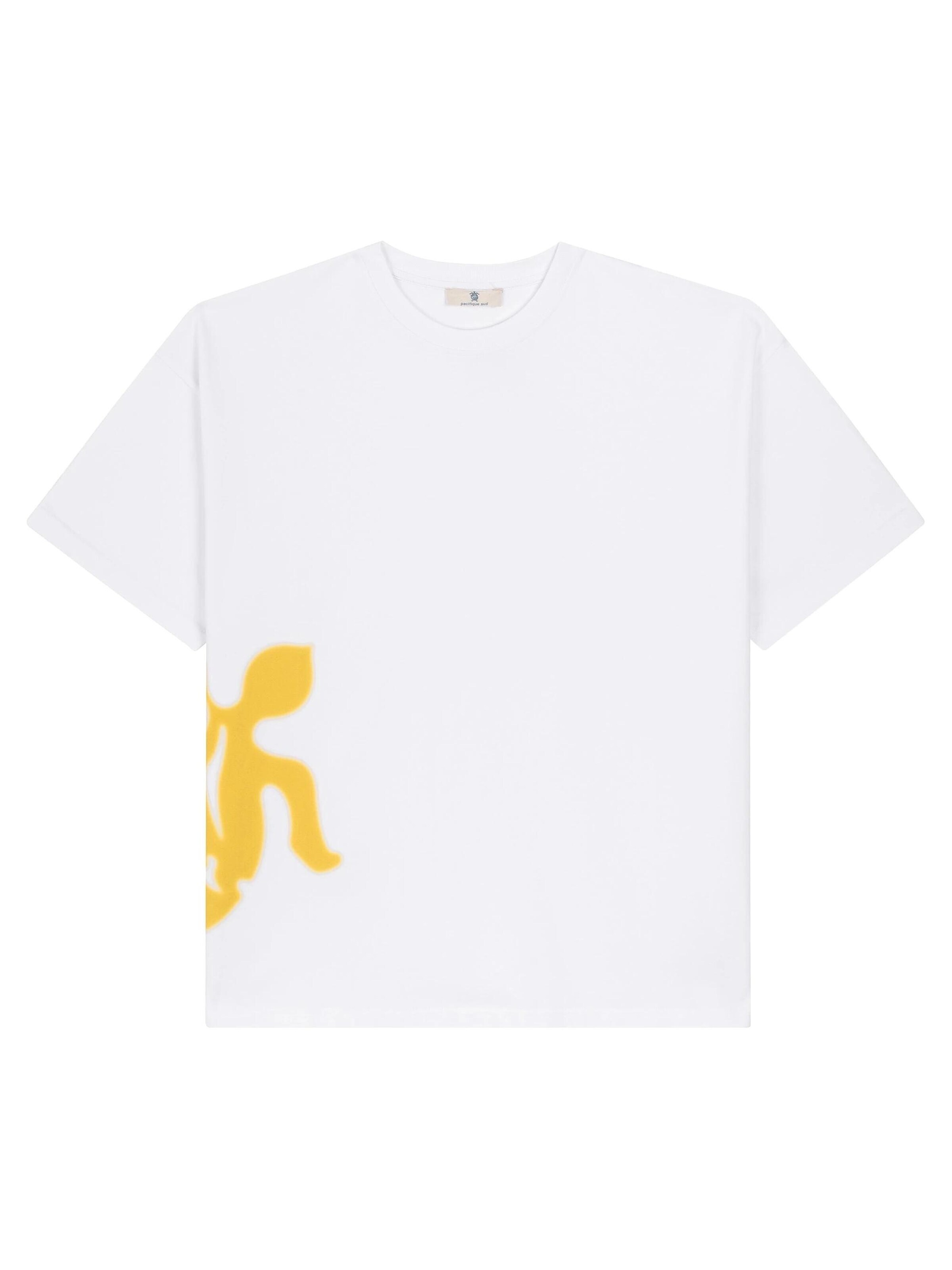 T-Shirt 'Pacifique Sun' Pacifique Sud en blanc : devant