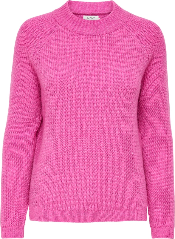 ONLY Pullover 'Jade' in Dunkelpink