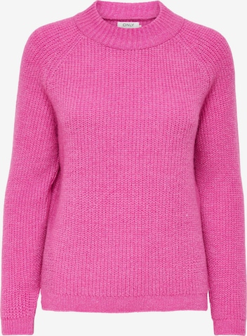 Pull-over 'Jade' ONLY en rose : devant