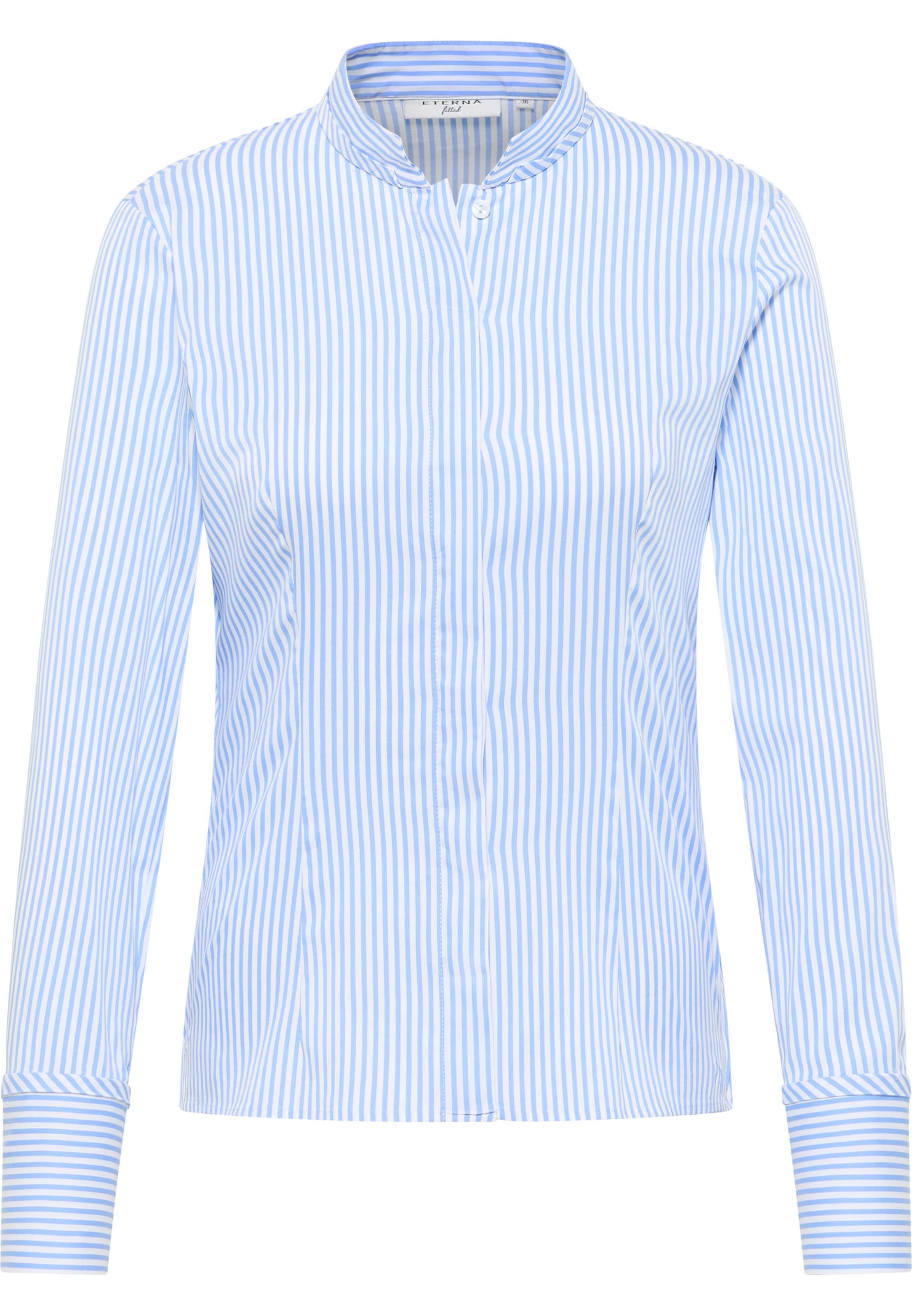 ETERNA Blouse in Blauw: voorkant