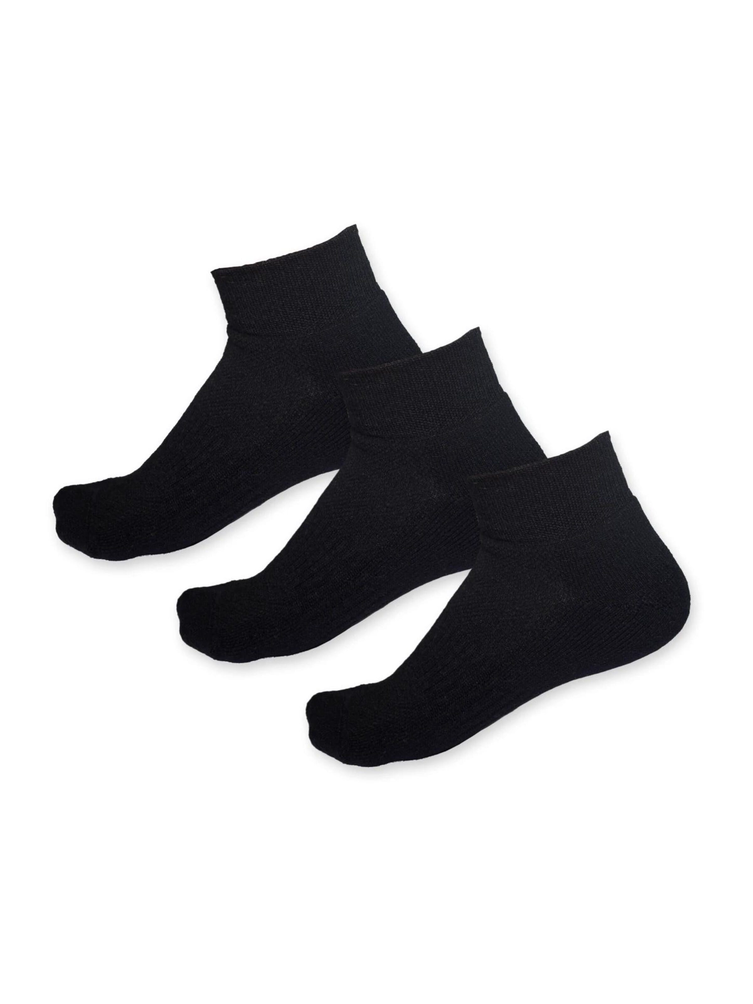 Posh Gear - Calcetines 'Corto' en negro: frente