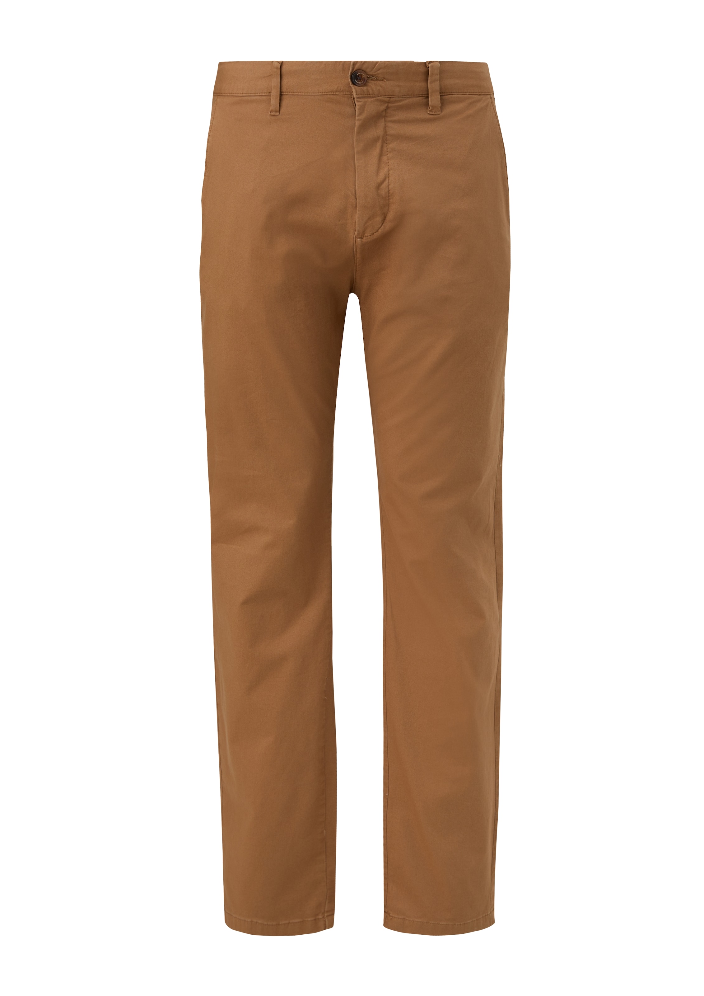 s.Oliver Regular Chino in Bruin: voorkant