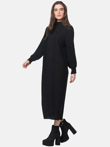 Robes en maille Elara en noir