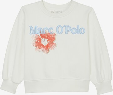 Sweat-shirt Marc O'Polo en blanc : devant
