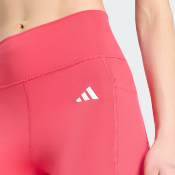 ADIDAS PERFORMANCE Skinny Sportbroek 'Optimé Essentials' in Roze