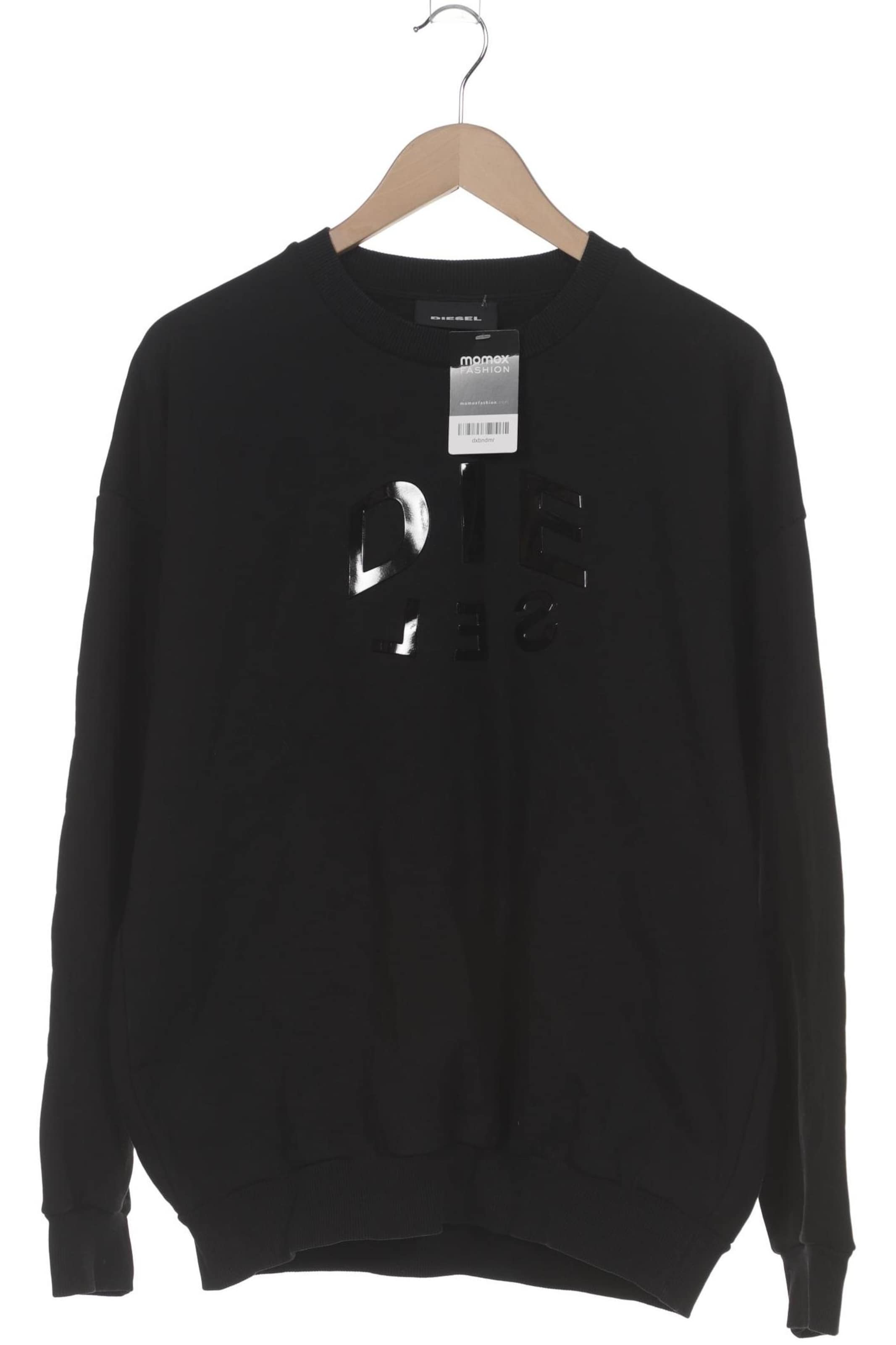 DIESEL Sweater M in Schwarz: Vorderseite