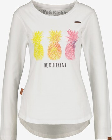 T-shirt 'LeaAK' Alife and Kickin en blanc : devant