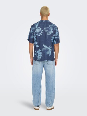 Only & Sons Regular fit Overhemd 'ONSRocket' in Blauw