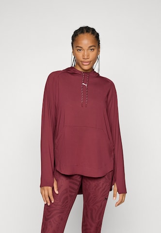 PUMA - Sweatshirt de desporto em vermelho: frente