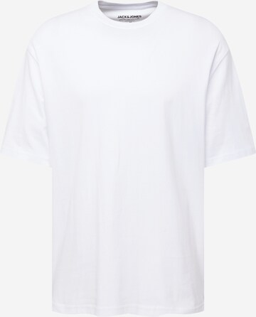 JACK & JONES Тениска 'SHADOW' в бяло: отпред