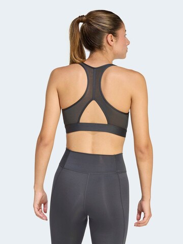 ADIDAS PERFORMANCE Бюстье Спортивный бюстгальтер 'POWER REACT' в Серый