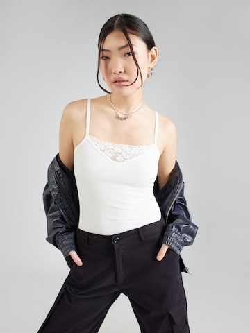 Top di HOLLISTER in bianco: frontale