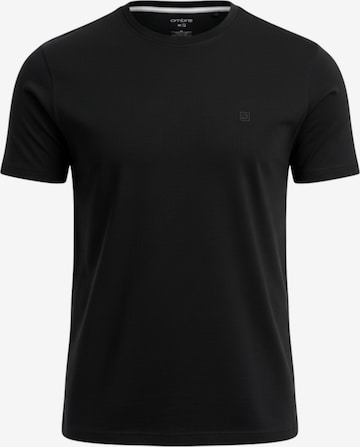 Ombre T-Shirt in Schwarz: Vorderseite
