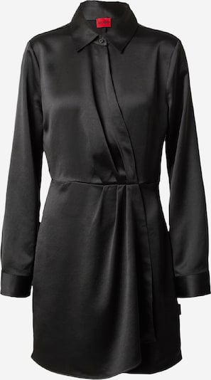 HUGO Red Robe-chemise en noir, Vue avec produit