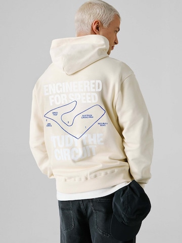 Felpa 'Circuit' di Red Bull Racing x Pepe Jeans in beige: frontale