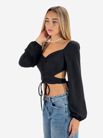 Elara Bluse in Schwarz