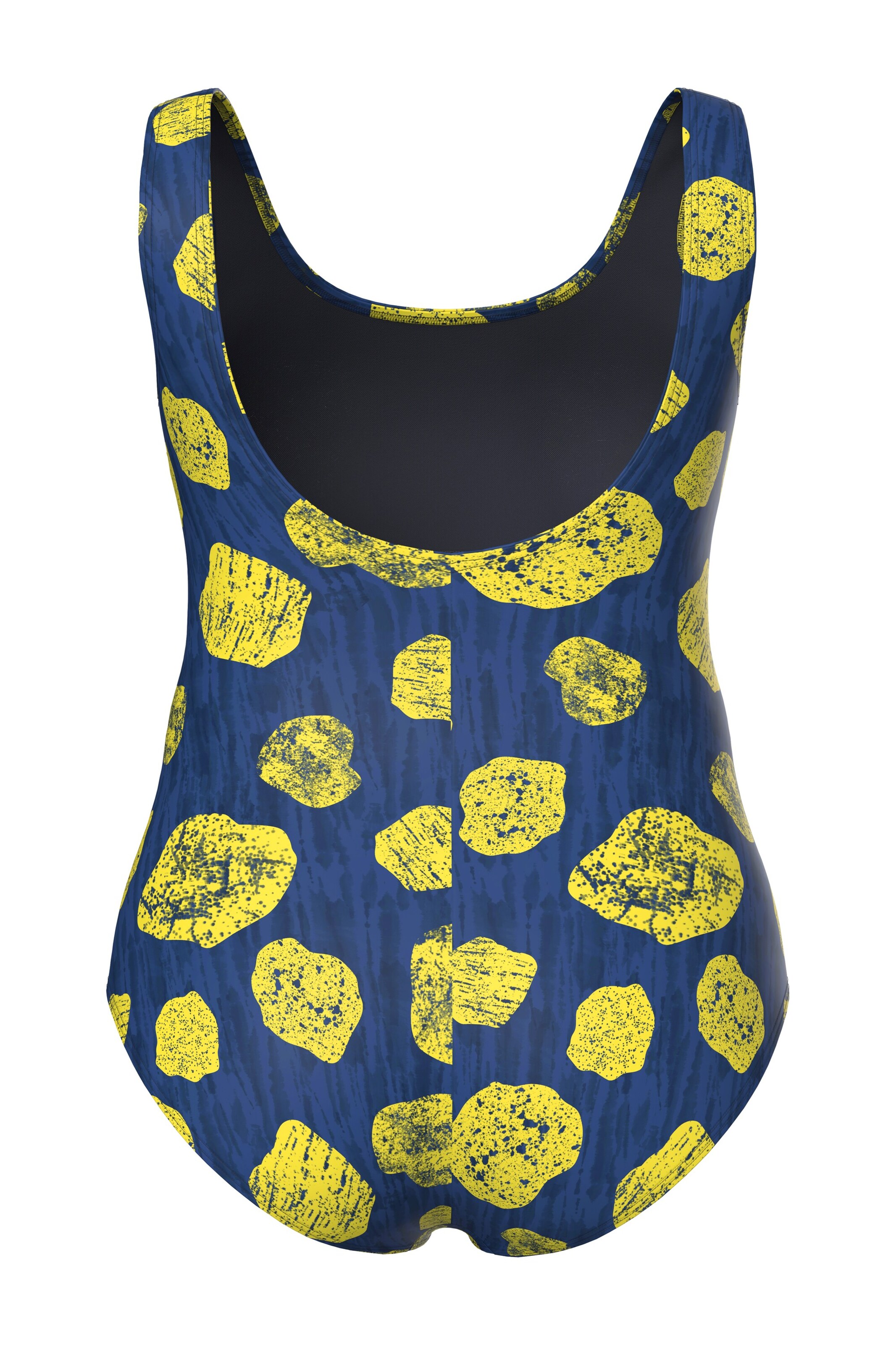 Ulla Popken T-shirt Swimsuit in Blue