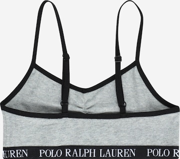 Bustieră Sutien de la Polo Ralph Lauren pe gri