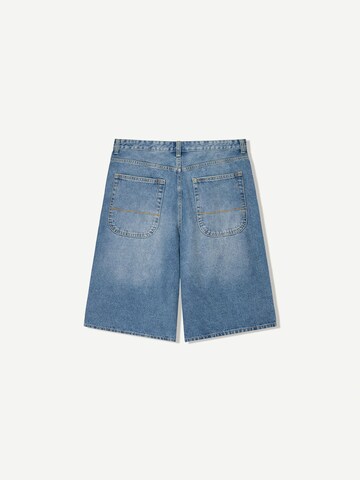 Bershka Baggy Дънки в синьо