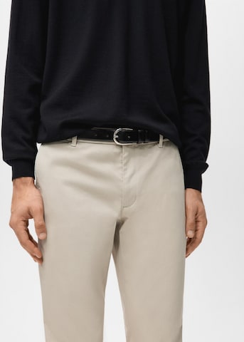 MANGO MAN Slim fit Chino Pants 'Barna' in Beige