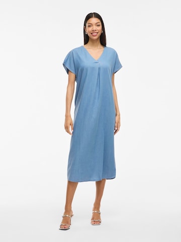 VILA Jurk 'Kaftan' in Blauw: voorkant