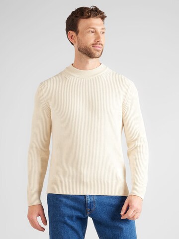 BOSS Pullover 'Kecol' in Beige: Vorderseite