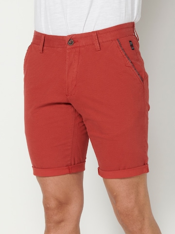 KOROSHI Regular Trousers in Red