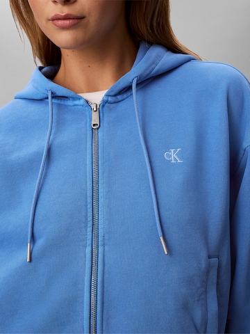 Calvin Klein Jeans Sweatjacke in Blau