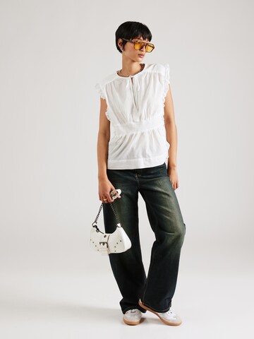 Chemisier 'Isadora' Soft Rebels en blanc