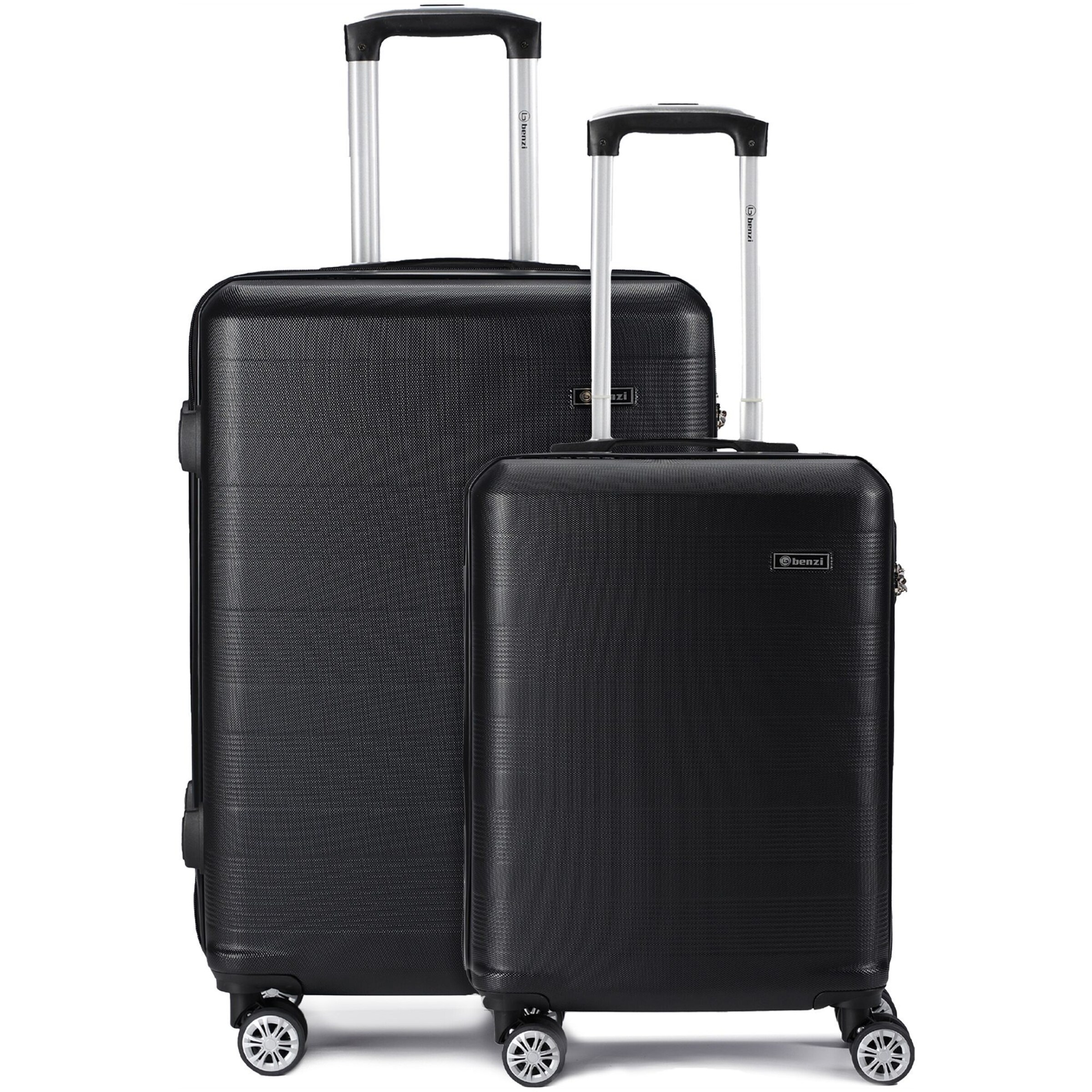 Benzi Suitcase Set in Black: front