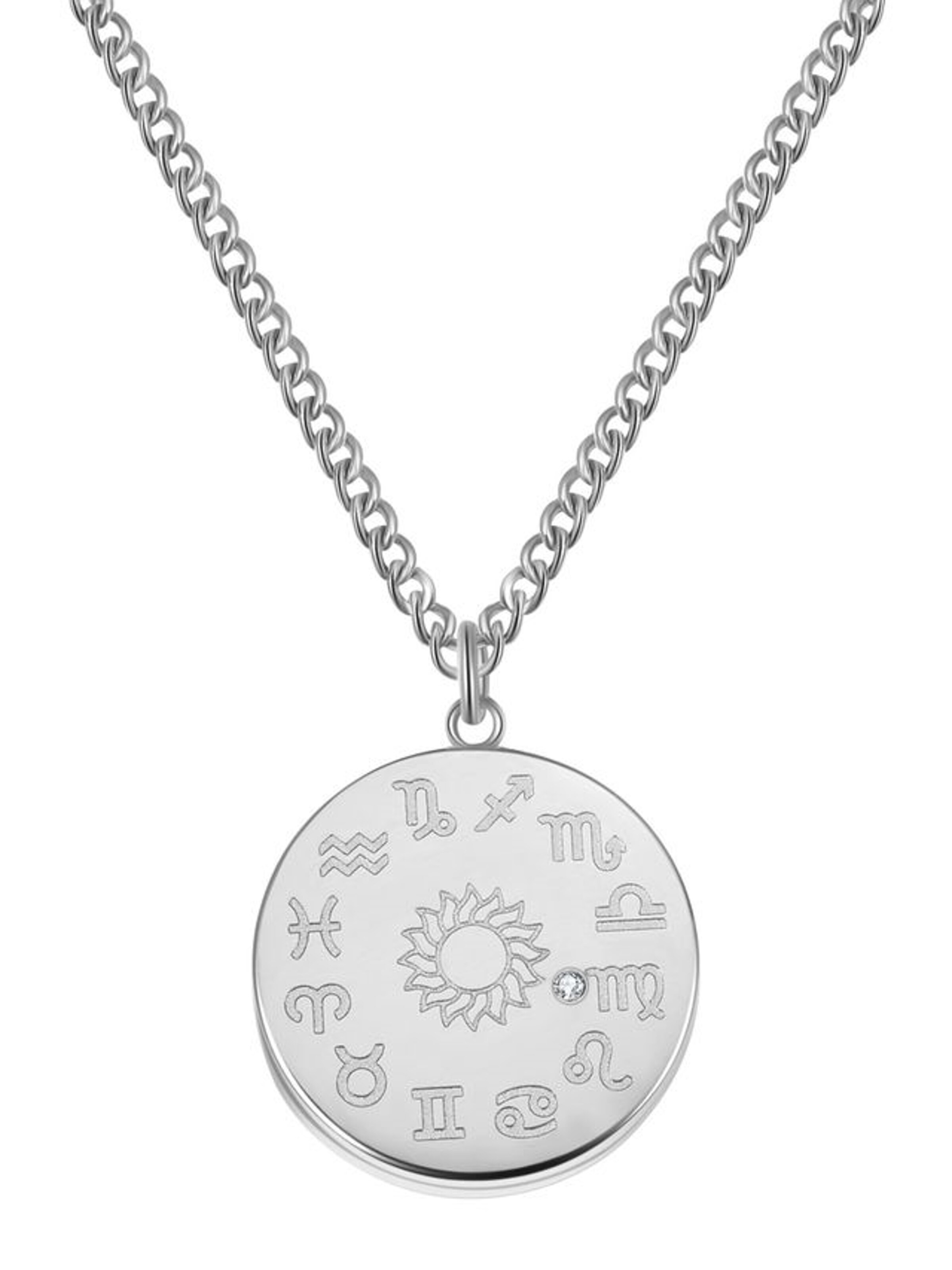 Hey Happiness - Cadena 'Radiant Virgo' en plata