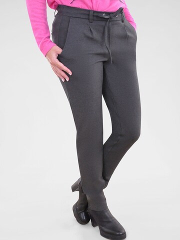 Coupe slim Pantalon 'Punto di Roma' Navigazione en gris : devant