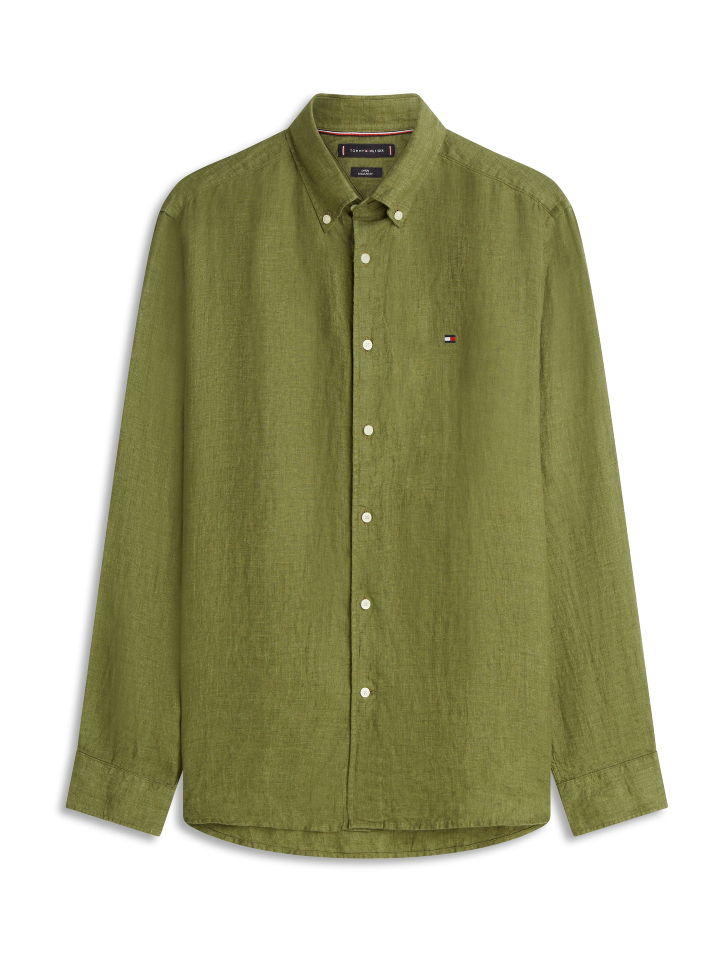 Chemise TOMMY HILFIGER en vert : devant