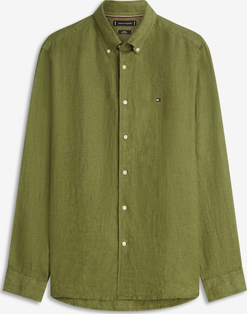 Chemise TOMMY HILFIGER en vert : devant