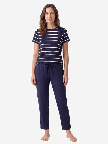 SCHIESSER Pajama 'Mix & Relax' in Blue