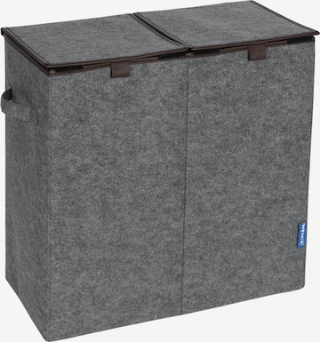 Wenko Laundry Basket in Grey: front