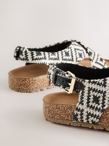 Sandales Next en noir