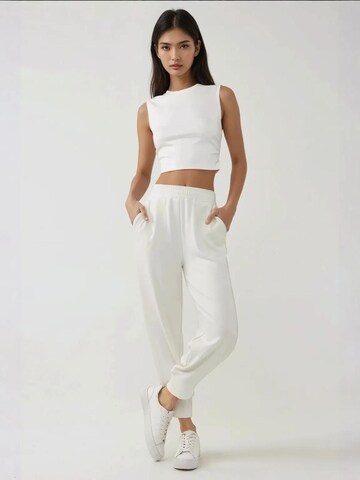 Hiccup Tapered Hose in Beige