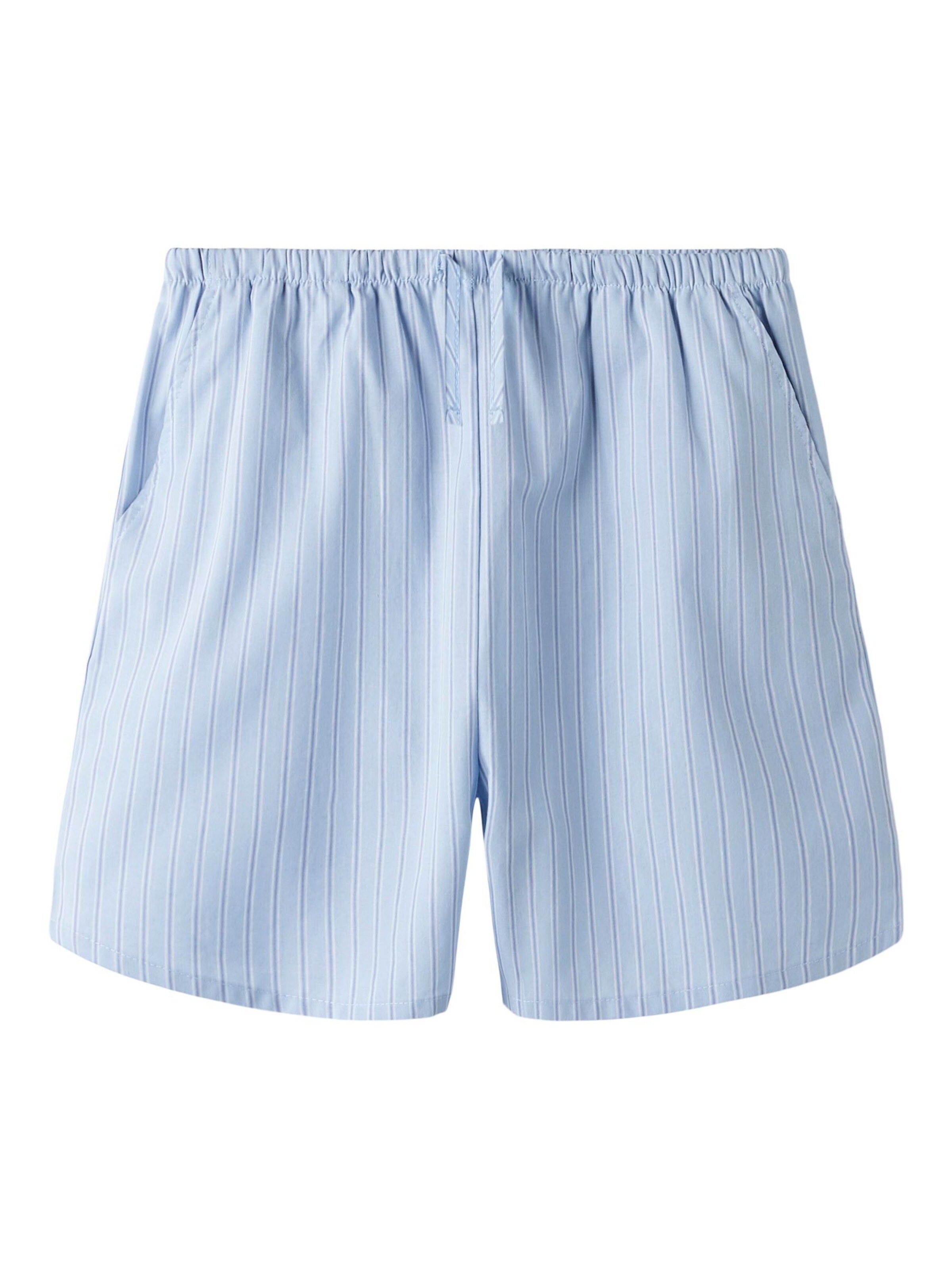 LMTD - Loosefit Pantalón 'Popeline' en azul: frente